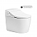  Elongated Smart Bidet Toilet with Clean Foam Shield, UV Sterilization, Heated Seat, Warm Air Dryer and Foot Sensor Operation