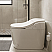  Elongated Smart Bidet Toilet with Clean Foam Shield, UV Sterilization, Heated Seat, Warm Air Dryer and Foot Sensor Operation