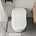  Elongated Smart Bidet Toilet with Clean Foam Shield, UV Sterilization, Heated Seat, Warm Air Dryer and Foot Sensor Operation
