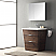 Acqua Milano 31 inch Modern Bathroom Vanity Rosewood Finish 