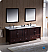 Oxford 84" Mahogany Traditional Double Sink Bathroom Vanity