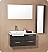 Caro 36 inch Espresso Modern Bathroom Vanity Side Cabinet