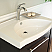 Bella 27 inch Single Bathroom Vanity White Ceramic Top