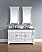 Abstron 60 inch Cottage White Double Bathroom Vanity 