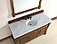 Abstron 60 inch Country Oak Finish Single Traditional Bath Vanity Optional Countertop