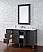 Abstron 60 inch Silver Oak Finish Single Modern Bathroom Vanity Optional Countertop