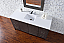 Abstron 60 inch Silver Oak Finish Single Sink Modern Bathroom Vanity Countertop
