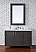 Abstron 48 inch Silver Oak Finish Single Modern Bathroom Vanity Optional Countertop