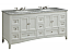 Adelina 72 inch Double Sink Bathroom Vanity White Finish