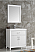 Fresca Cambridge 30 inch White Finish Traditional Bathroom Vanity with Mirror
