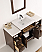 48 inch Antique Coffee Finish Traditional Bathroom Vanity 