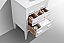 Modern Lux 24'' High Gloss White Vanity W/ Quartz Counter Top