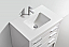Modern Lux 30'' High Gloss White Vanity W/ Quartz Counter Top