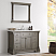 Fresca Kingston Collection 49" Silver Grey Traditional Bathroom Vanity in Faucet Option