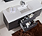 Modern Lux 60" Single Sink Gray Oak Wall Mount Modern Bathroom Vanity
