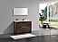 Modern Lux 48" Double Sink Rose Wood Modern Bathroom Vanity with White Quartz Counter-Top