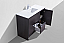 Modern Lux 48" Double Sink Gray Oak Modern Bathroom Vanity with White Quartz Counter-Top