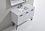 Modern Lux 48" High Gloss White Modern Bathroom Vanity w/ Quartz Countertop and Matching Mirror