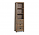 75 inch Distressed Linen Cabinet Rustic Finish