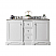 Isaac Edwards Collection 60" Double Vanity, Bright White