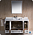 Fresca Oxford Collection 54" Traditional Bathroom Vanity with Color, Faucet, Top, Sink and Linen Cabinet Option