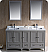 Fresca Oxford Collection 60" Traditional Double Sink Bathroom Vanity with Color, Top, Sink, Faucet and Linen Cabinet