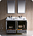 Fresca Oxford Collection 48" Traditional Double Sink Bathroom Vanity with Color, Top, Sink, Faucet and Linen Cabinet Option