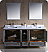 Fresca Oxford 72" Traditional Double Bathroom Vanity with Color, Top, Sink, Faucet and Linen Cabinet Option