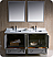 Fresca Oxford Collection 60" Traditional Double Bathroom Vanity with Color, Top, Sink, Faucet and Linen Cabinet Option