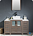 Fresca Torino 48" Modern Bathroom Vanity Vessel Sink with Color, Faucet and Linen Side Cabinet Option