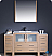 Fresca Torino 60" Modern Bathroom Vanity with Color, Faucet, Linen Side Cabinet and Vessel Sink Option