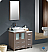 Fresca Torino 36" Gray Oak Modern Bathroom Vanity Vessel Sink with Faucet and Linen Side Cabinet Option