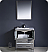 Fresca Torino 30" Gray Modern Bathroom Vanity with Faucet and Linen Side Cabinet Option