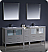 Fresca Torino 84" Gray Modern Double Sink Bathroom Vanity with Faucet and Linen Side Cabinet Option
