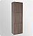 Fresca Pulito 16" Small Gray Oak Modern Bathroom Vanity with Faucet, Medicine Cabinet and Linen Side Cabinet Option