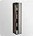 Fresca Nano 24" Gray Oak Modern Bathroom Vanity with Faucet, Medicine Cabinet and Linen Side Cabinet Option
