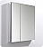 Fresca Mezzo 30" Gray Oak Wall Hung Modern Bathroom Vanity with Faucet, Medicine Cabinet and Linen Side Cabinet Option