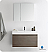 Fresca Mezzo 36" Gray Oak Wall Hung Modern Bathroom Vanity with Faucet. Medicine Cabinet and Linen Side Cabinet Option