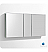 Fresca Opulento 54" White Modern Double Sink Bathroom Vanity with Faucet, Medicine Cabinet and Linen Side Cabinet Option