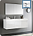 Fresca Mezzo 60" White Wall Hung Single Sink Modern Bathroom Vanity with Faucet, Medicine Cabinet and Linen Side Cabinet Option