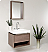 Fresca Potenza 28" Gray Oak Modern Bathroom Vanity with Faucet, Medicine Cabinet and Linen Side Cabinet Option