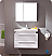 Fresca Medio 32" White Modern Bathroom Vanity with Faucet, Medicine Cabinet and Linen Side Cabinet Option
