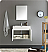Fresca Vista 30" White Wall Hung Modern Bathroom Vanity with Faucet, Medicine Cabinet and Linen Side Cabinet Option
