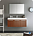 Fresca Vista 48" Teak Wall Hung Modern Bathroom Vanity with Faucet, Medicine Cabinet and Linen Side Cabinet Option