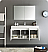 Fresca Vista 48" White Wall Hung Modern Bathroom Vanity with Faucet, Medicine Cabinet and Linen Side Cabinet Option