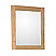 Rectangular Frame Mirror Solid Fir Natural