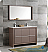 Fresca Allier 48" Gray Oak Modern Double Sink Bathroom Vanity with Faucet, Medicine Cabinet and Linen Side Cabinet Options
