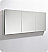 Fresca Vista 60" White Wall Hung Double Sink Modern Bathroom Vanity with Faucet, Medicine Cabinet and Linen Side Cabinet Options