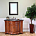 The Bella Collection 48" in Single Sink Vanity Wood Light Walnut
