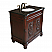The Bella Collection 36 inch Colonial Cherry Single Sink Bathroom Vanity